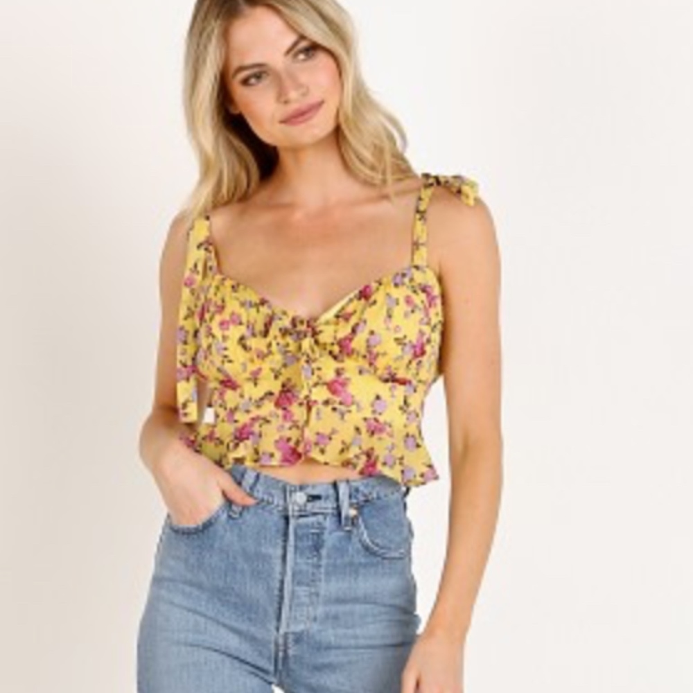 For Love & Lemons Beaumont Top - Picture 1 of 3
